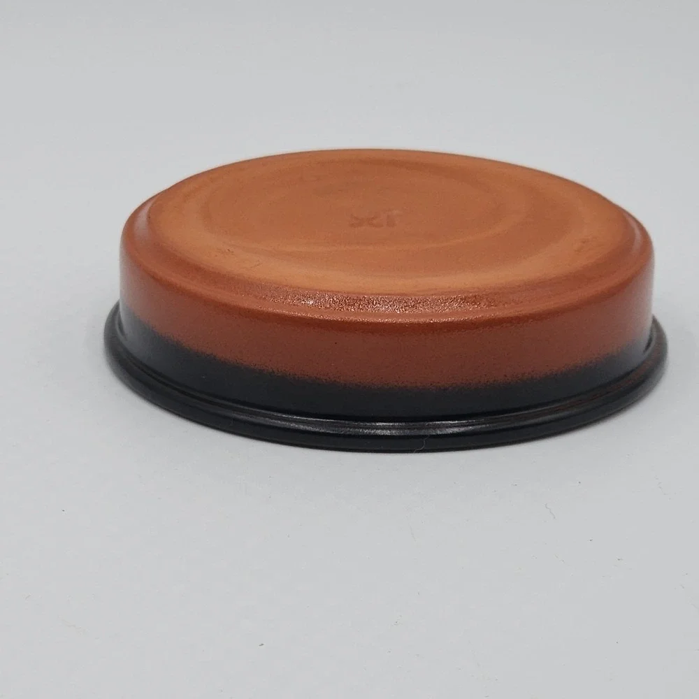 Cermer Terracotta Ramekin Round Pottery Baking Dish Glazed Stoneware Replacement